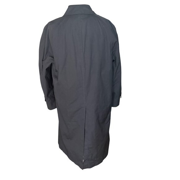 London Fog Vintage Black Mens Trench Coat with Removable Lining  Size 38 Short - Picture 5 of 15